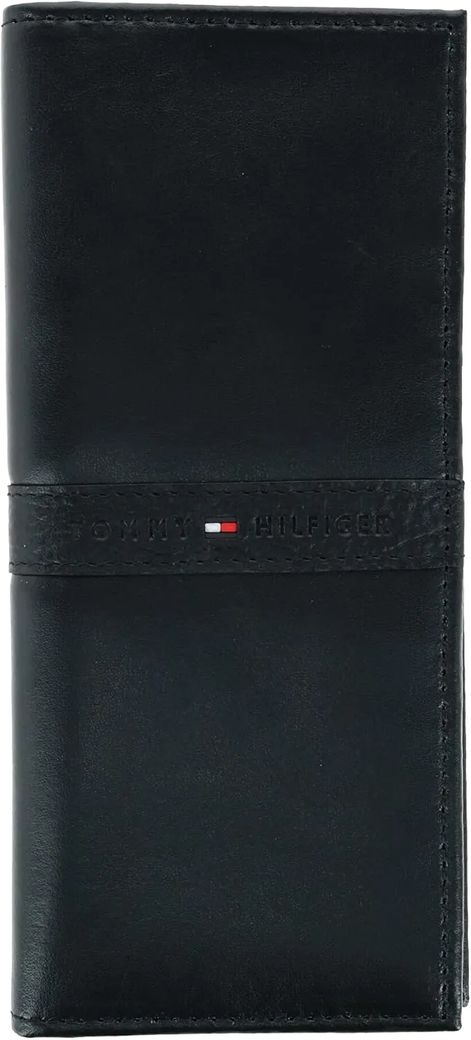 Tommy Hilfiger Men's Classic Secretary Wallet with ID Window and Multiple Card Slots