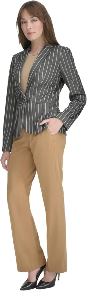 Tommy Hilfiger Women's Blazer – Business Jacket with Flattering Fit and Single-Button Closure