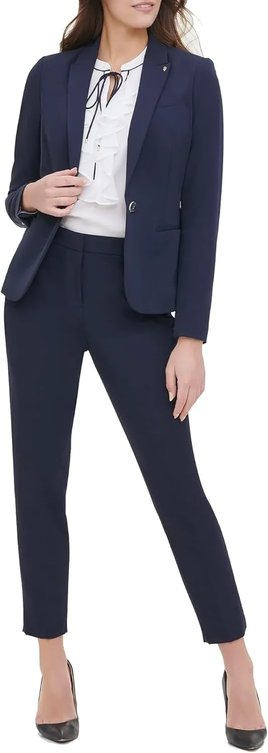 Tommy Hilfiger Women's Blazer – Business Jacket with Flattering Fit and Single-Button Closure