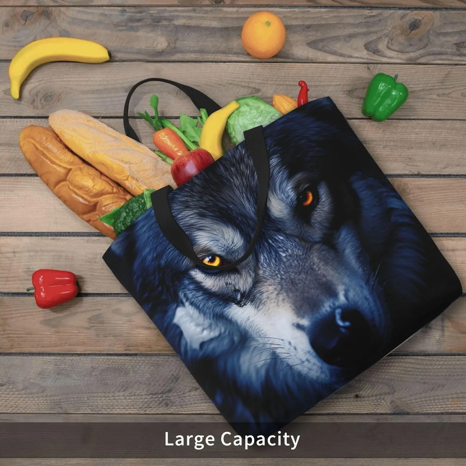 Tote Bag for Women Grocery Bag Reusable Shopping Bag Antarctic Peninsula Handbag Foldable Shoulder Bag