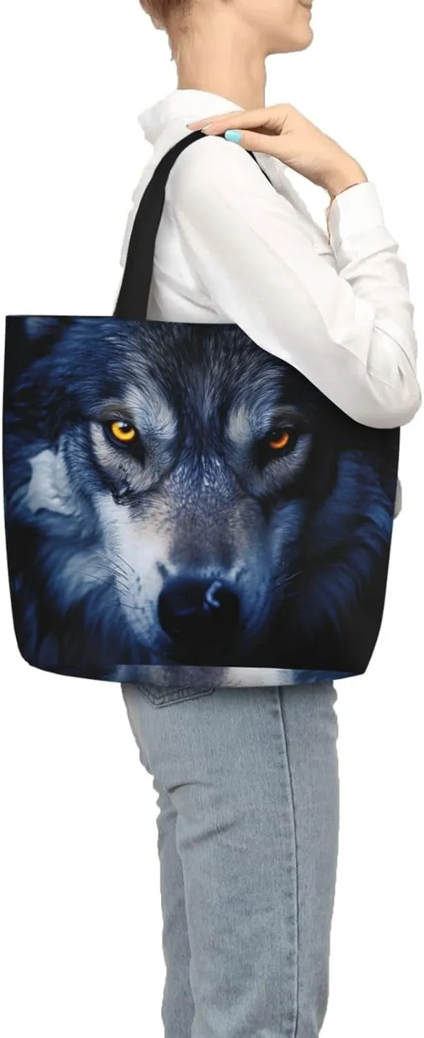 Tote Bag for Women Grocery Bag Reusable Shopping Bag Antarctic Peninsula Handbag Foldable Shoulder Bag
