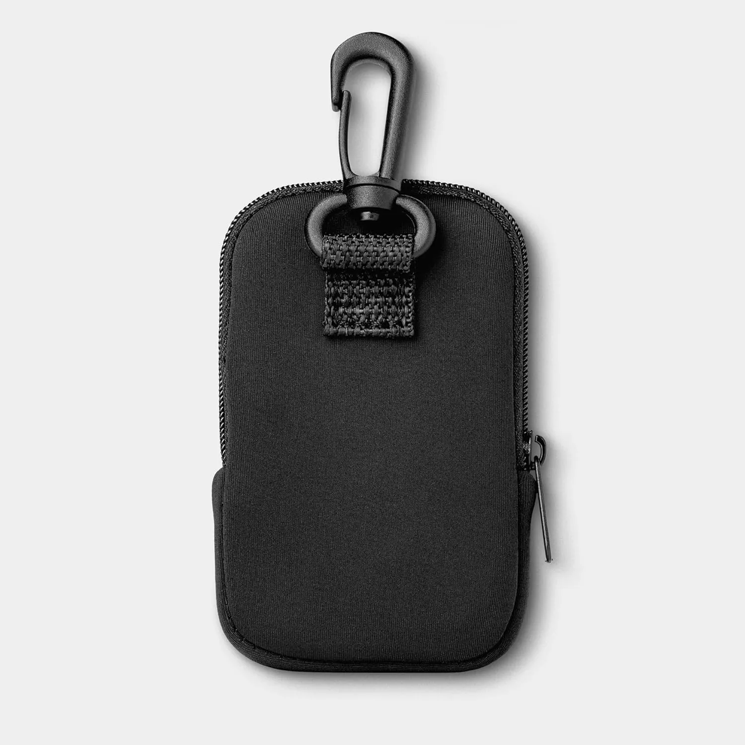 Touchland Touchette Zippered Pouch, Attachable Fashion Accessory with Snap Hook Hand Sanitizer 1FL OZ., Black