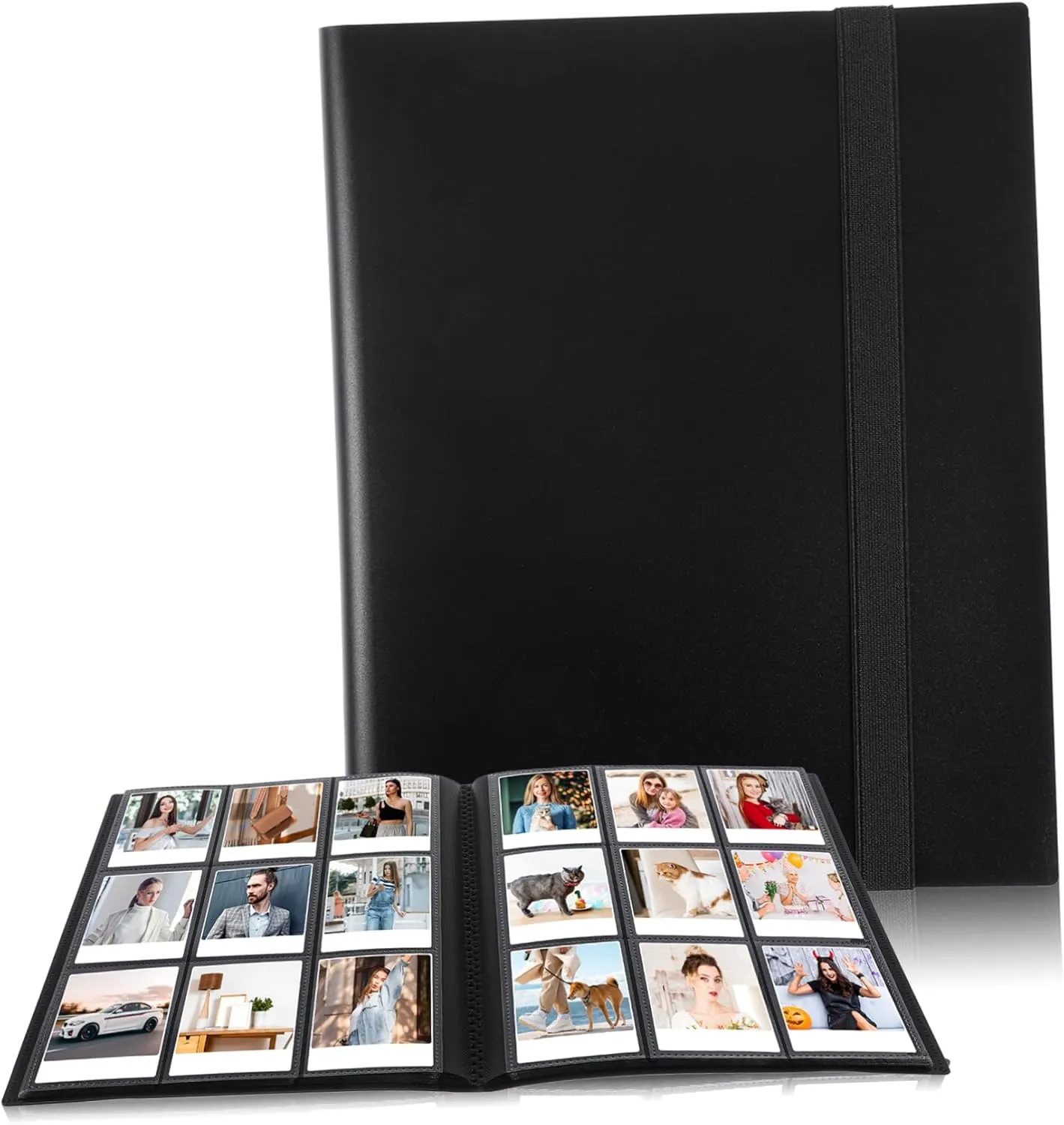 Trading Card Binder with Card Capacity Photo Album Book Multifunctional Easy Access for Home School Use