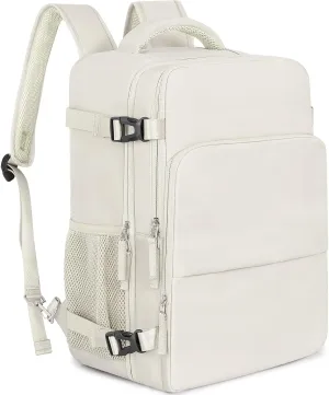 Travel Backpack for Women Men,Travel Laptop Backpack w/USB Charging Port, Waterproof Travel Backpack Carry On Flight Approved,Weekender Business Hiking Bag,Laptop Backpack 15.6 inch
