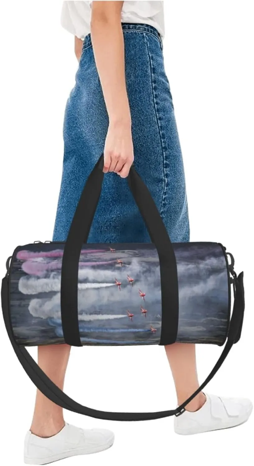 Travel Duffle Bag for Men Women, Airplane Aircraft Jet Duffle Bags for Sport Gym Overnight Luggage