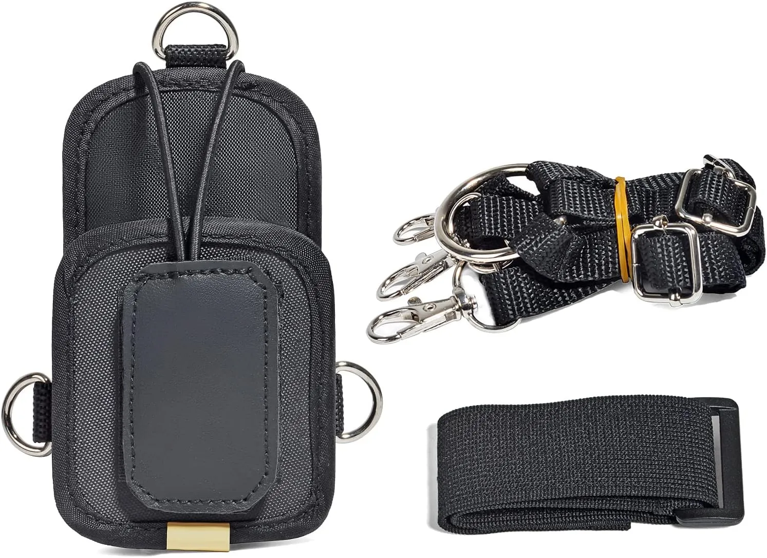 TWAYRDIO Radio Holster Pouch for Motorola Talkabout T600 T800 T460 T470 T200 T100 T260 Walkie Talkie, Universal Carrying Bag Case with Adjustable Strap for Portable Two Way Radios (Small Size)