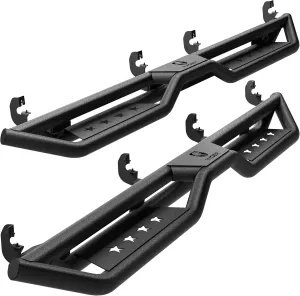 Tyger Auto Star Strider Running Boards Compatible with 2015-2025 Chevy Colorado GMC Canyon | Crew Cab | TG-SR2C74968 | Side Step Rails Nerf Bars