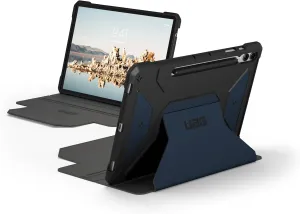 UAG Designed for Samsung Galaxy Tab S9 Plus Case 12.4" 2023 SM-X810 Metropolis SE Mallard, Multi-Angle Kickstand Folio with Auto Wake/Sleep & S Pen Holder Rugged Protective Cover by URBAN ARMOR GEAR