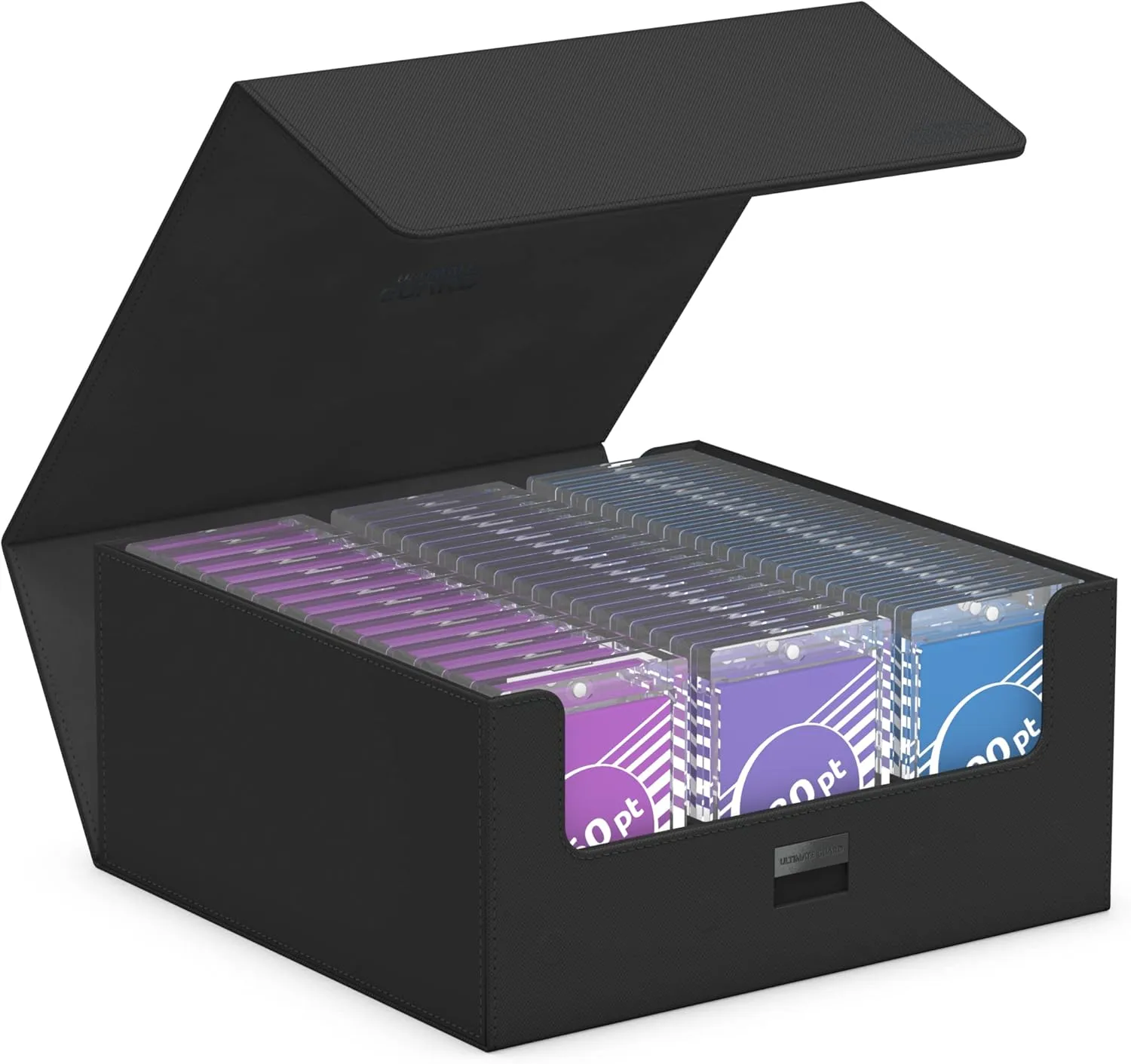 Ultimate Guard Treasurehive 90 , Magnetic Case for 90 Magnetic Card Cases (35pt) or Over 370  Toploaders, Black, Magnetic Closure & Snaplock Mechanism…