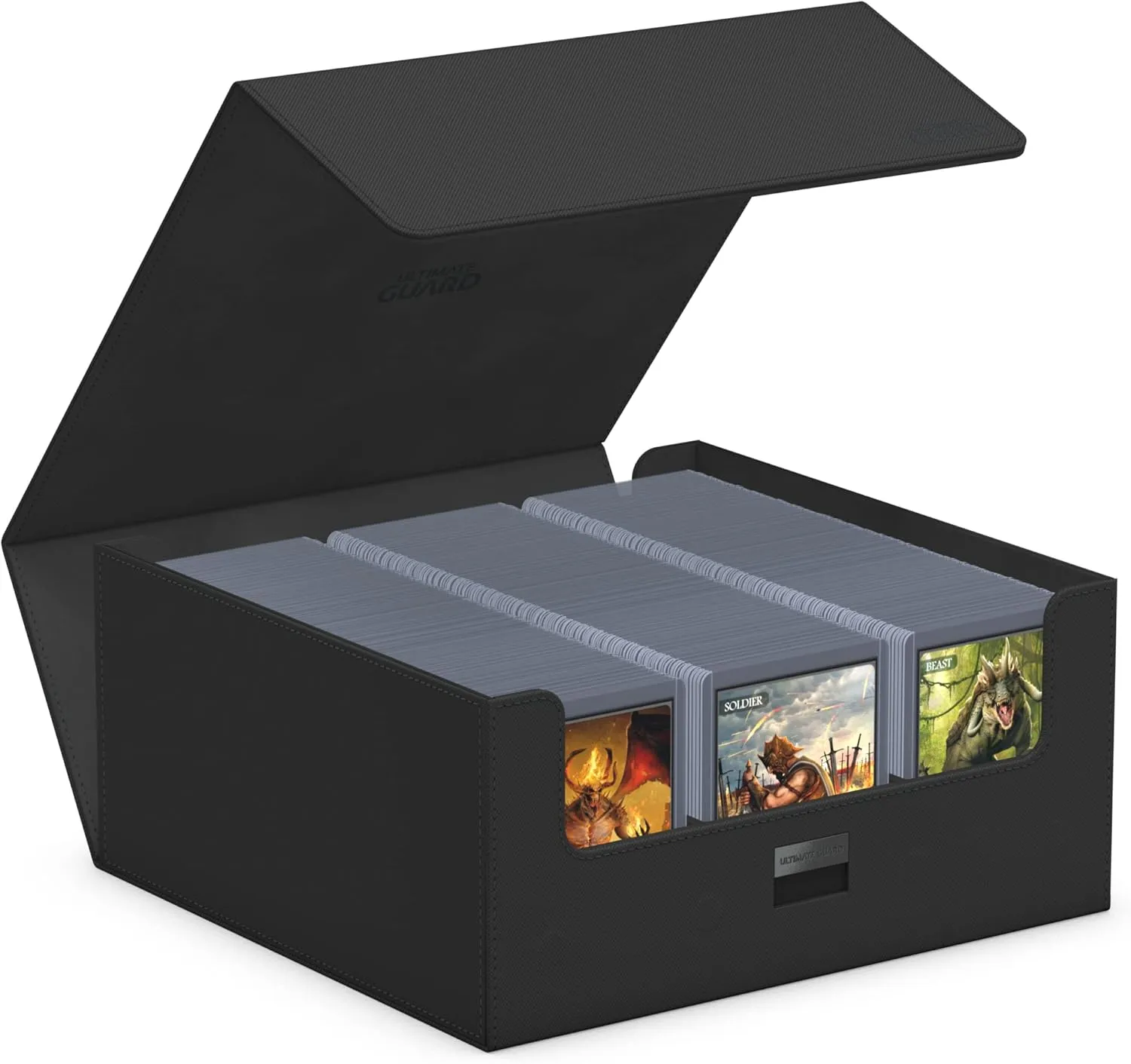 Ultimate Guard Treasurehive 90 , Magnetic Case for 90 Magnetic Card Cases (35pt) or Over 370  Toploaders, Black, Magnetic Closure & Snaplock Mechanism…