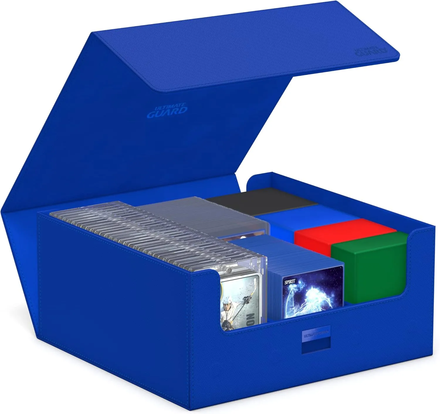 Ultimate Guard Treasurehive 90 , Magnetic Case for 90 Magnetic Card Cases (35pt) or Over 370  Toploaders, Blue, Magnetic Closure & Snaplock Mechanism…