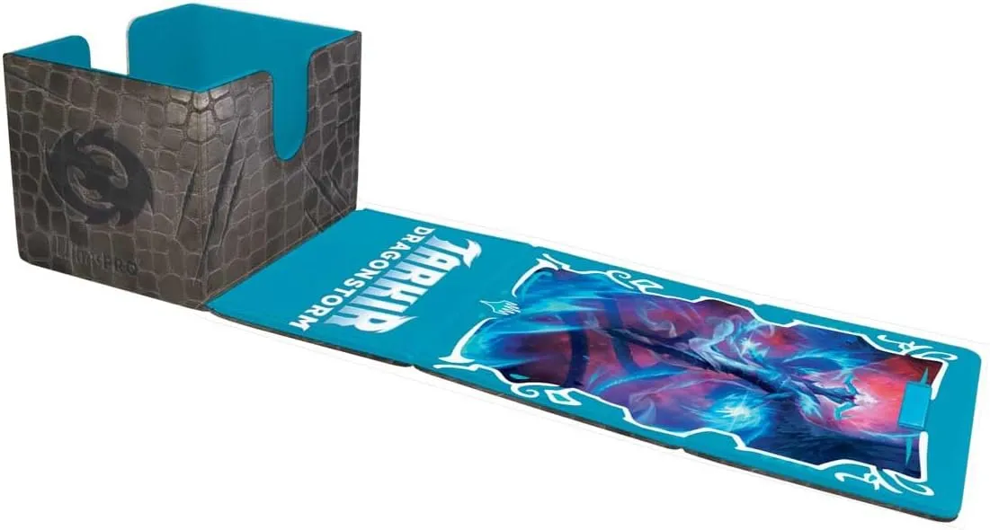 Ultra Pro - Tarkir Dragonstorm Ugin, Eye of the Storms Premium Alcove Edge Deck Box for Magic: The Gathering | Premium Deck Box Dragon Scale Design Magnetic Closure Card Storage MTG Accessories