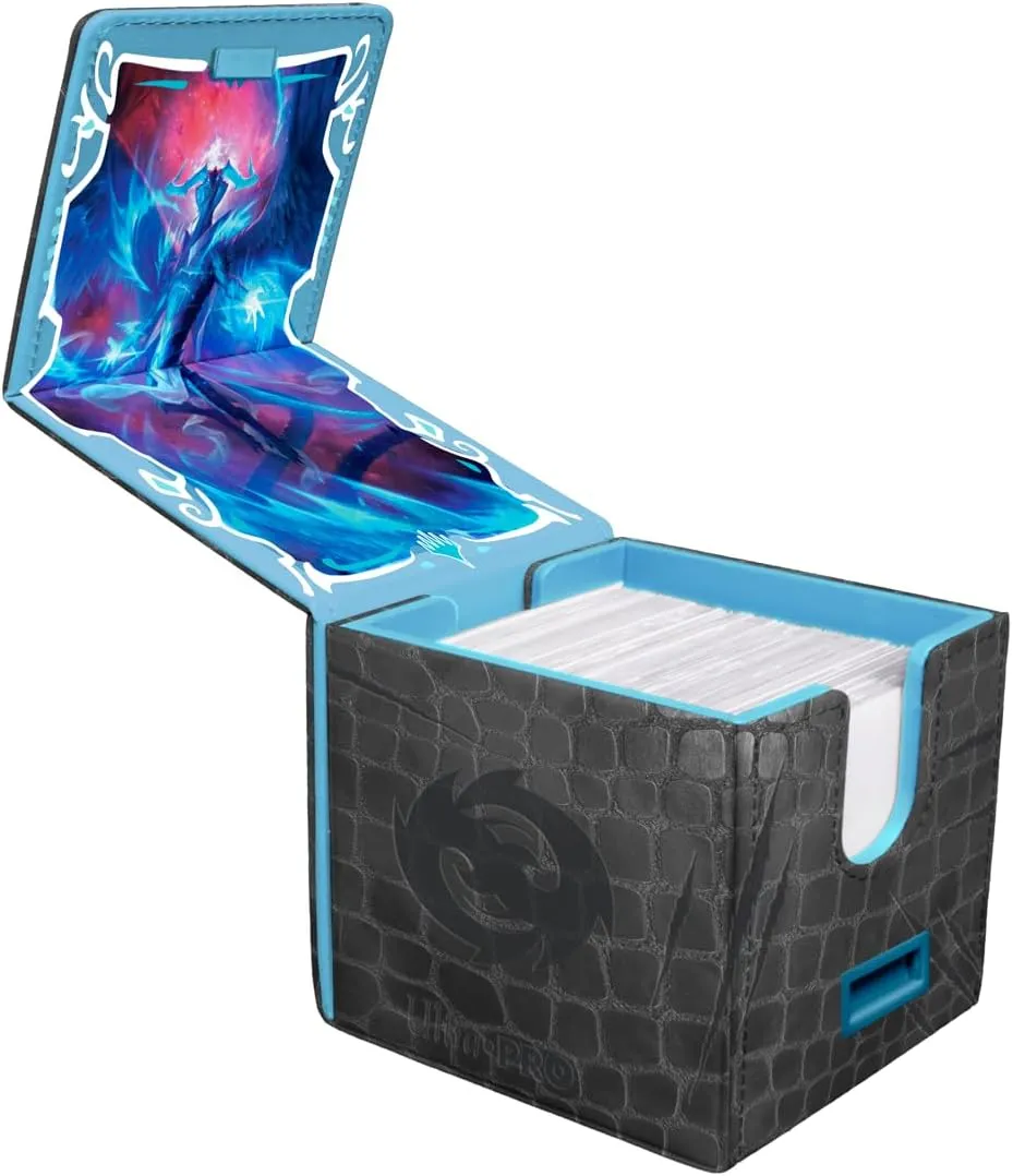 Ultra Pro - Tarkir Dragonstorm Ugin, Eye of the Storms Premium Alcove Edge Deck Box for Magic: The Gathering | Premium Deck Box Dragon Scale Design Magnetic Closure Card Storage MTG Accessories