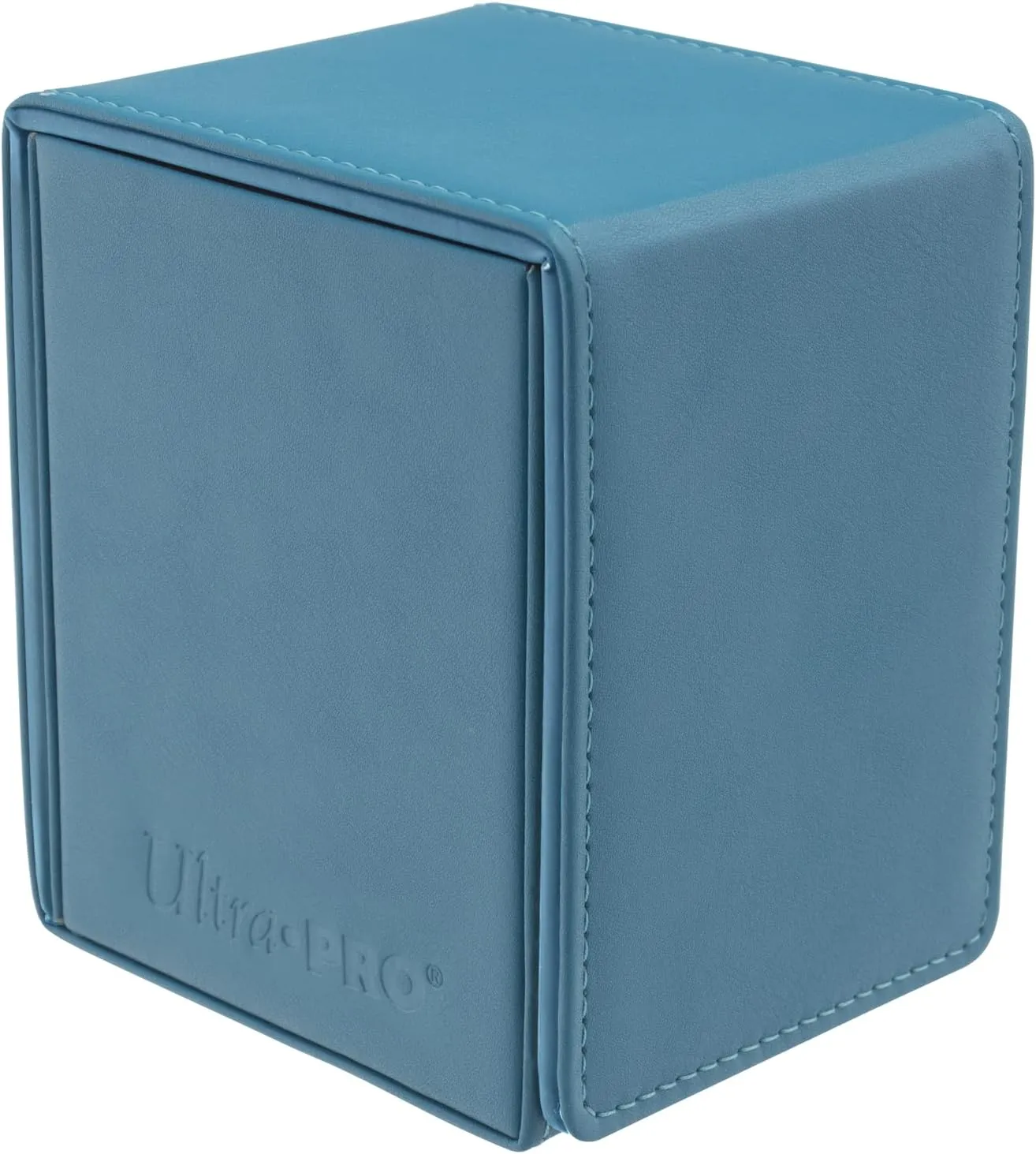 Ultra Pro - Vivid Alcove Flip Card Deck Box (Teal) - Stores & Protects Up To 100 Standard Size Collectible Cards, Baseball, Gaming, Sports or Any Standard Size Cards In Collections