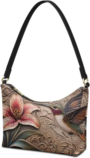 Underarm Shoulder Bag for Women Clutch Purse Handbag Pu Leather Tote Hobo Bag with Zipper Closure