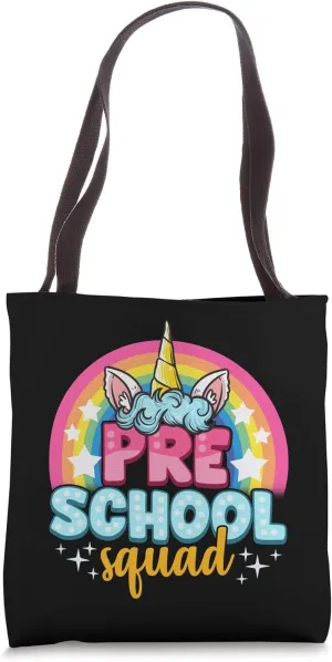 Unicorn Pre School Squad Tote Bag