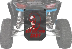 Universal UTV/Marine/Outdoor Mesh Bag "But Did You Die" Design in Red (TB-BDYD-R)