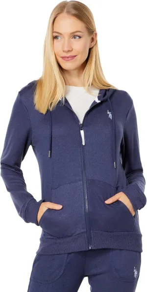 U.S. Polo Assn. Hacci Hoodie Jacket