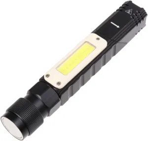 USB Rechargeable with Rotary Clip Cob Handheld Magnetic Base Portable Headlight for Emergency and Inspection Use