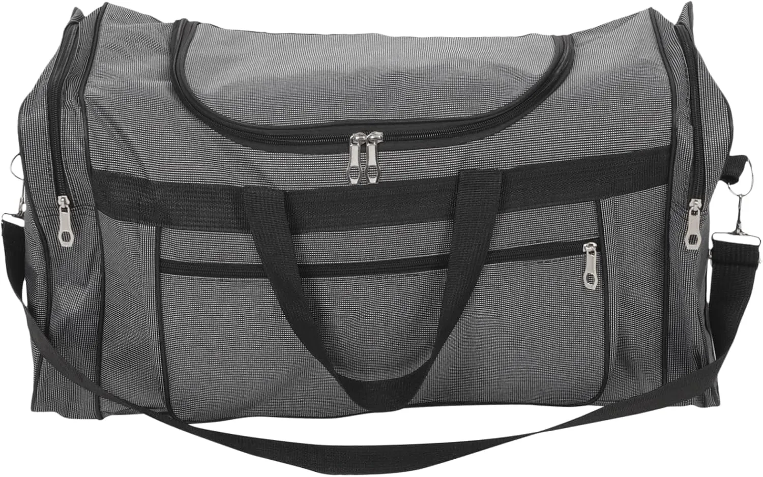 VALICLUD Large Capacity Oxford Cloth Travel Bag for Men Multi-purpose Single Shoulder Gym Bag Stylish Grey Overnight Bag