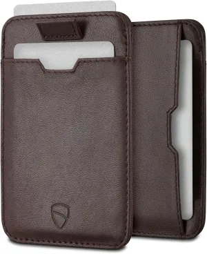 Vaultskin CHELSEA Mens RFID Blocking Slim Leather Card Wallet - Minimalist Front Pocket Cardholder