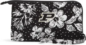 Vera Bradley Women's Cotton Collegiate Front Zip Wristlet with RFID Protection (Multiple Teams Available)