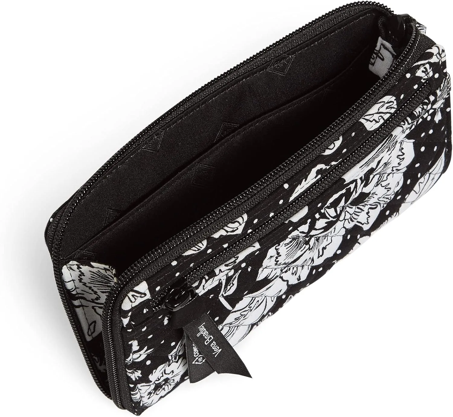 Vera Bradley Women's Cotton Collegiate Front Zip Wristlet with RFID Protection (Multiple Teams Available)