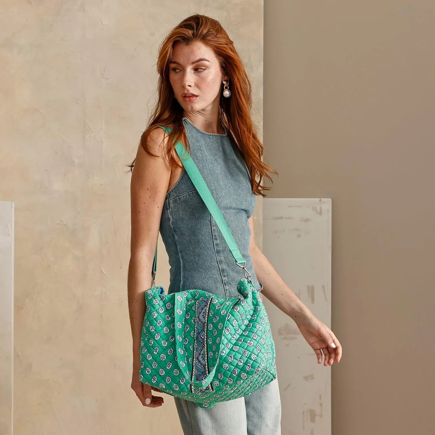 Vera Bradley Women's Cotton Lyla Shoulder Bag