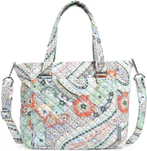 Vera Bradley Women's Cotton Multi-strap Shoulder Satchel Purse