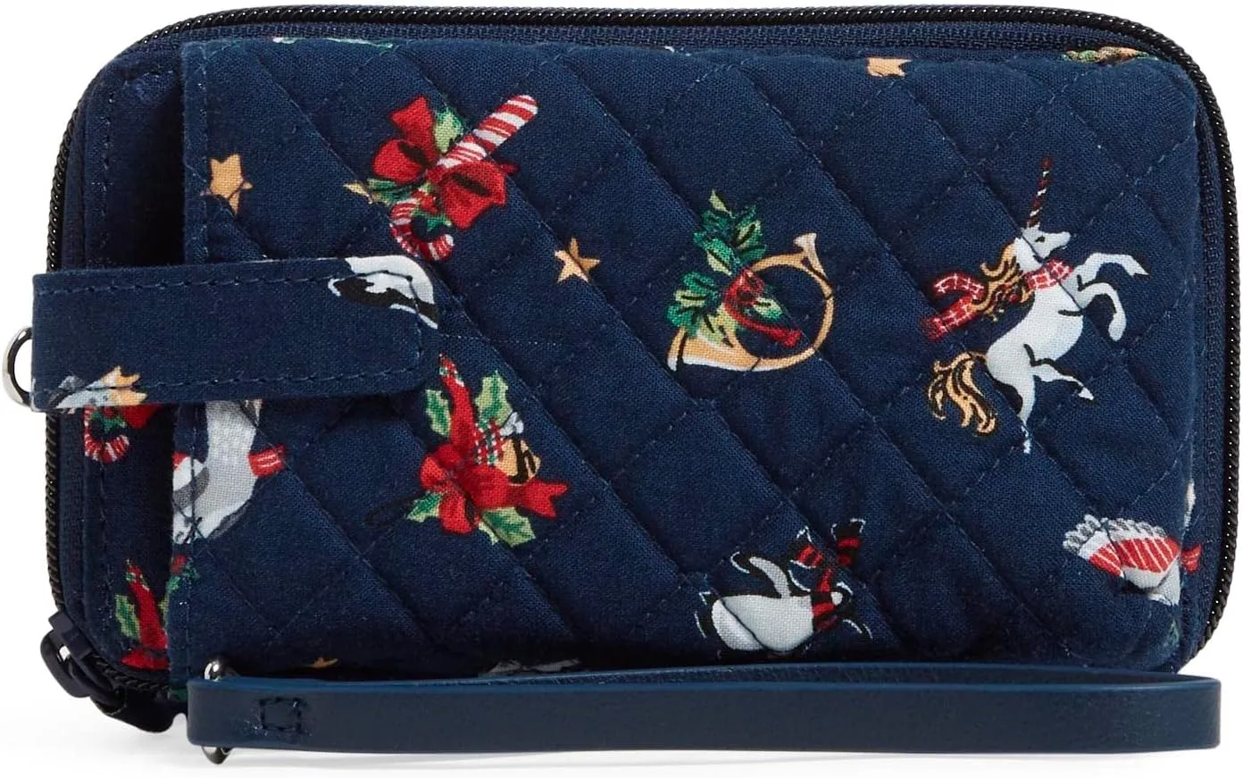 Vera Bradley Women's Cotton Smartphone Wristlet with RFID Protection