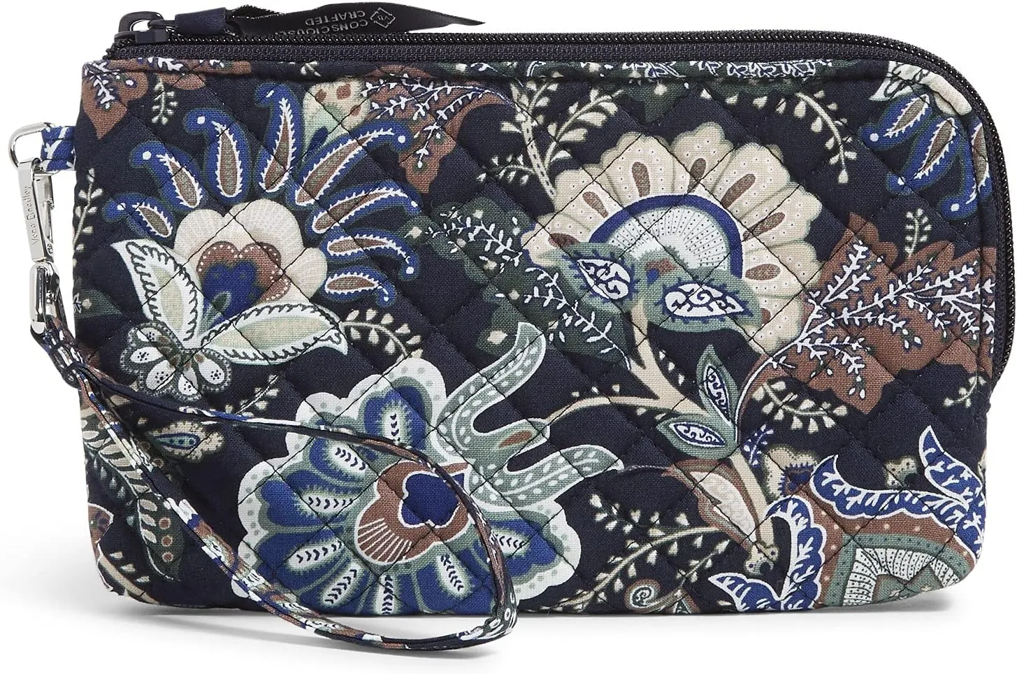 Vera Bradley Women's Cotton Wristlet with RFID Protection