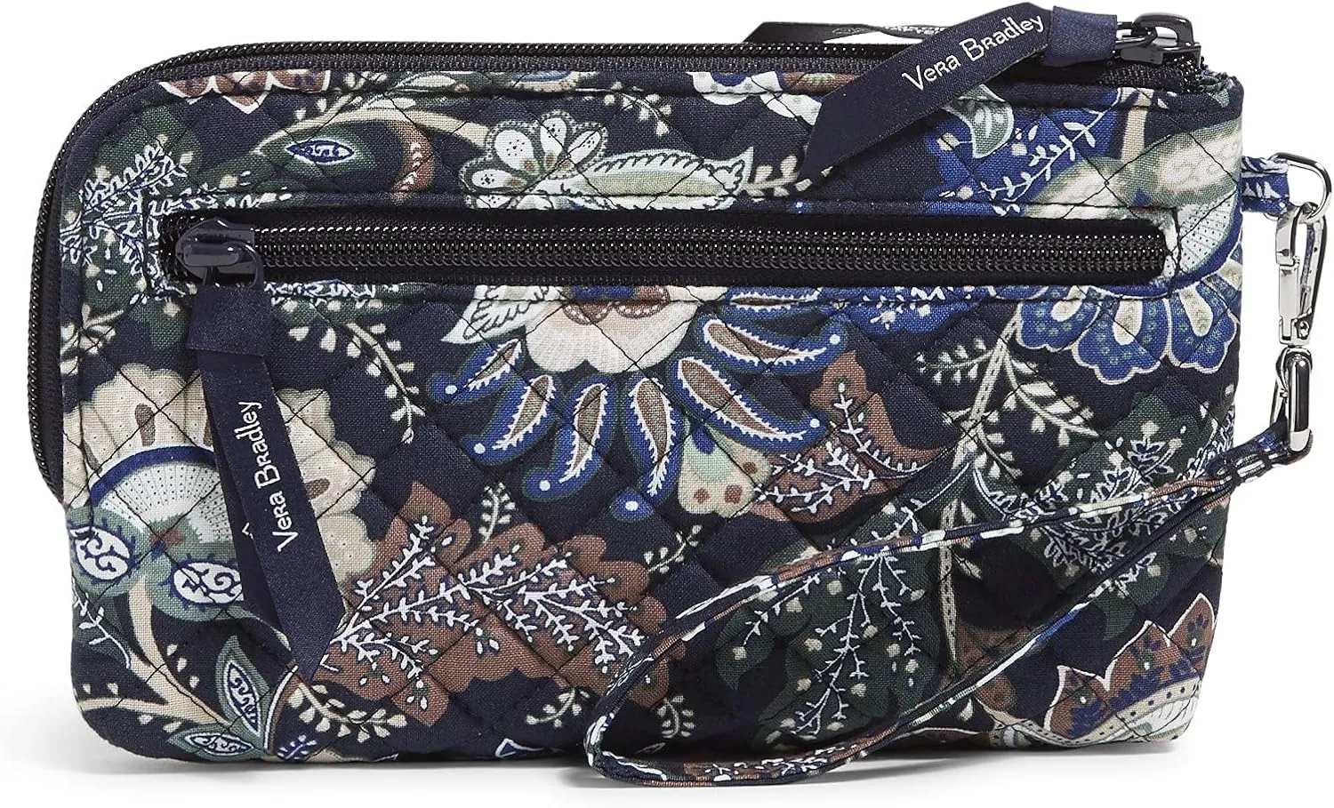 Vera Bradley Women's Cotton Wristlet with RFID Protection