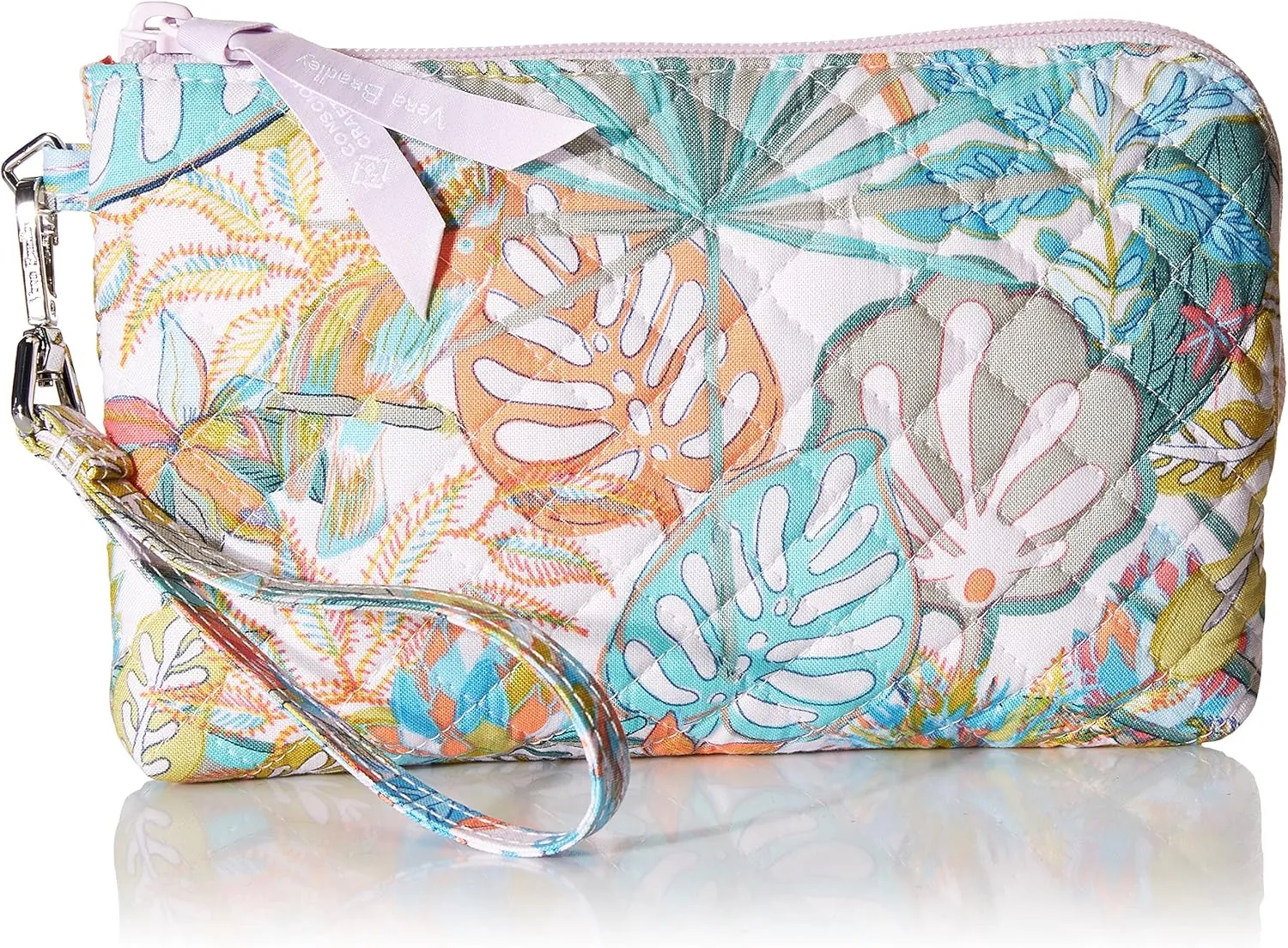 Vera Bradley Women's Cotton Wristlet with RFID Protection