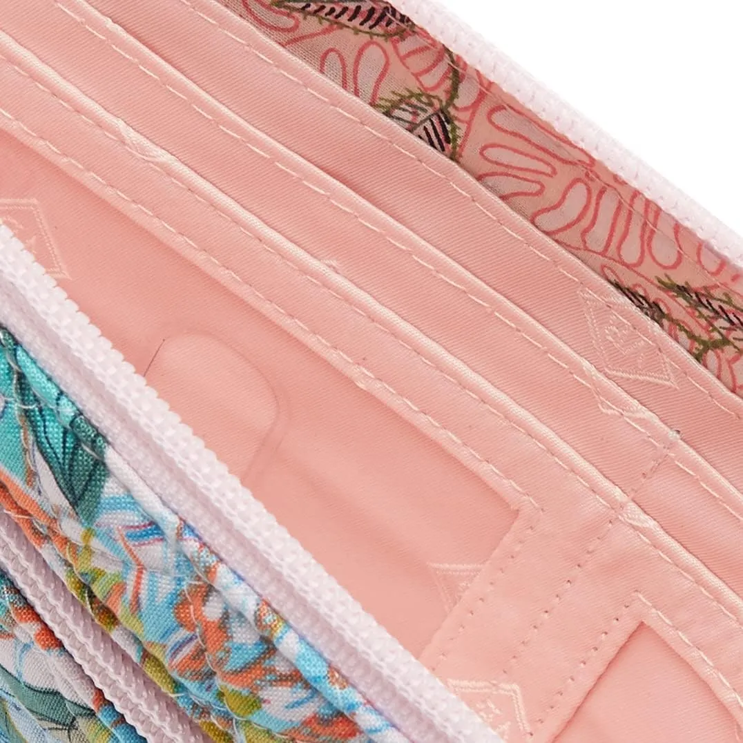 Vera Bradley Women's Cotton Wristlet with RFID Protection
