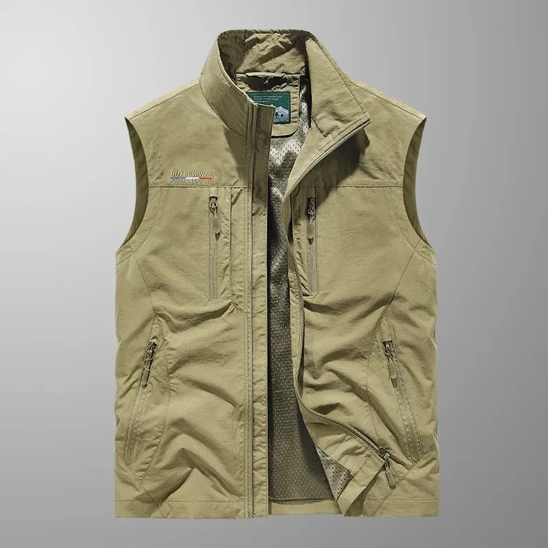 Vincent | Multi-Pocket Breathable Outdoor Cargo Vest