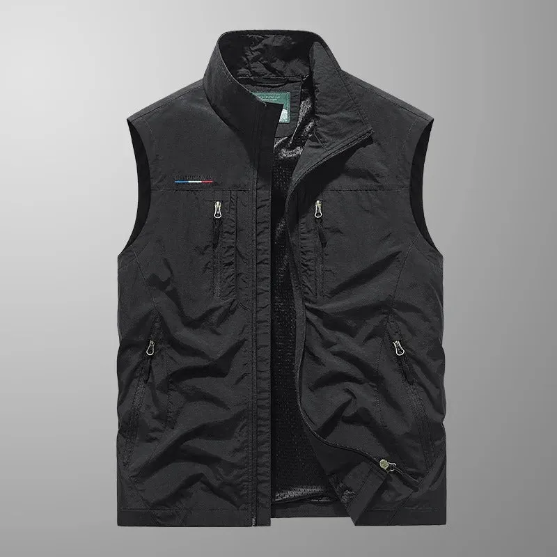 Vincent | Multi-Pocket Breathable Outdoor Cargo Vest