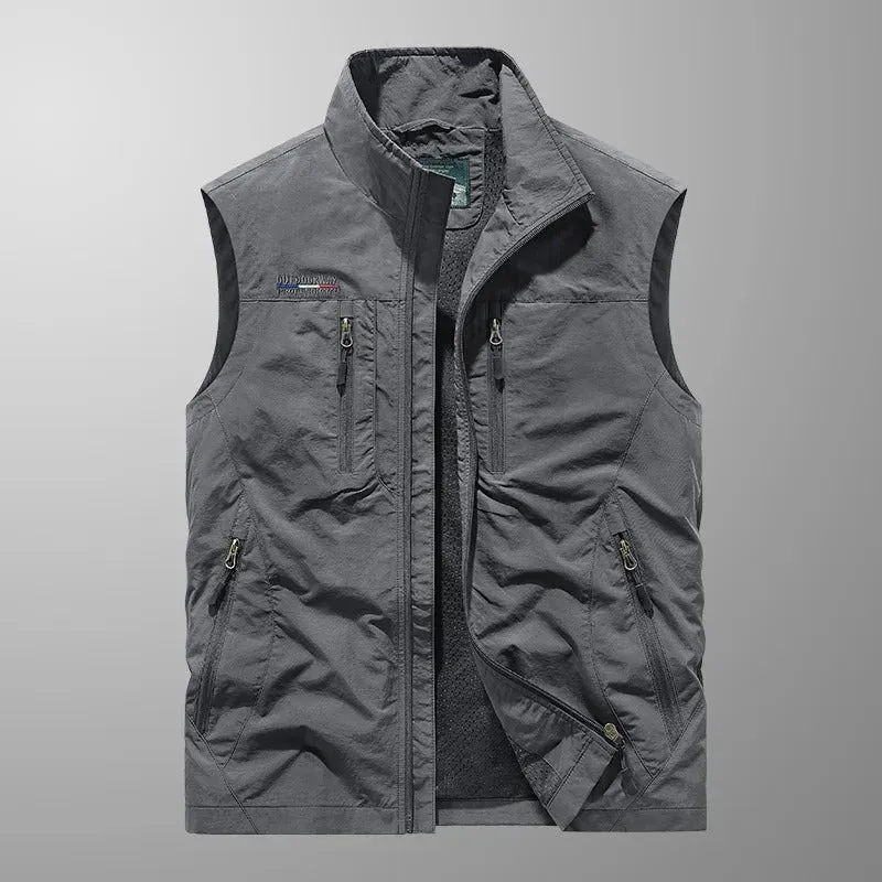 Vincent | Multi-Pocket Breathable Outdoor Cargo Vest
