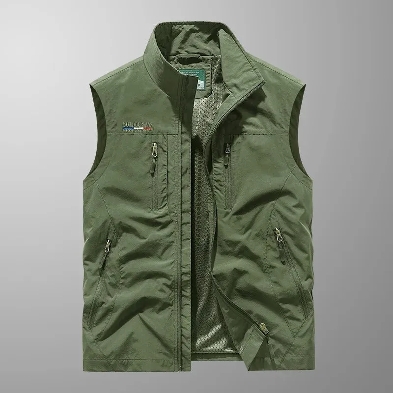 Vincent | Multi-Pocket Breathable Outdoor Cargo Vest