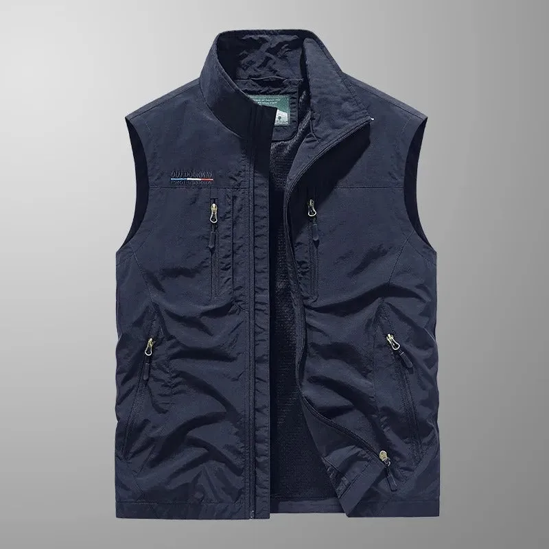 Vincent | Multi-Pocket Breathable Outdoor Cargo Vest