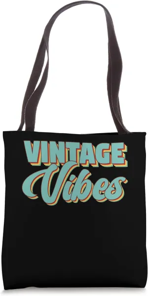 Vintage Vibes Old School Retro Pop Tote Bag