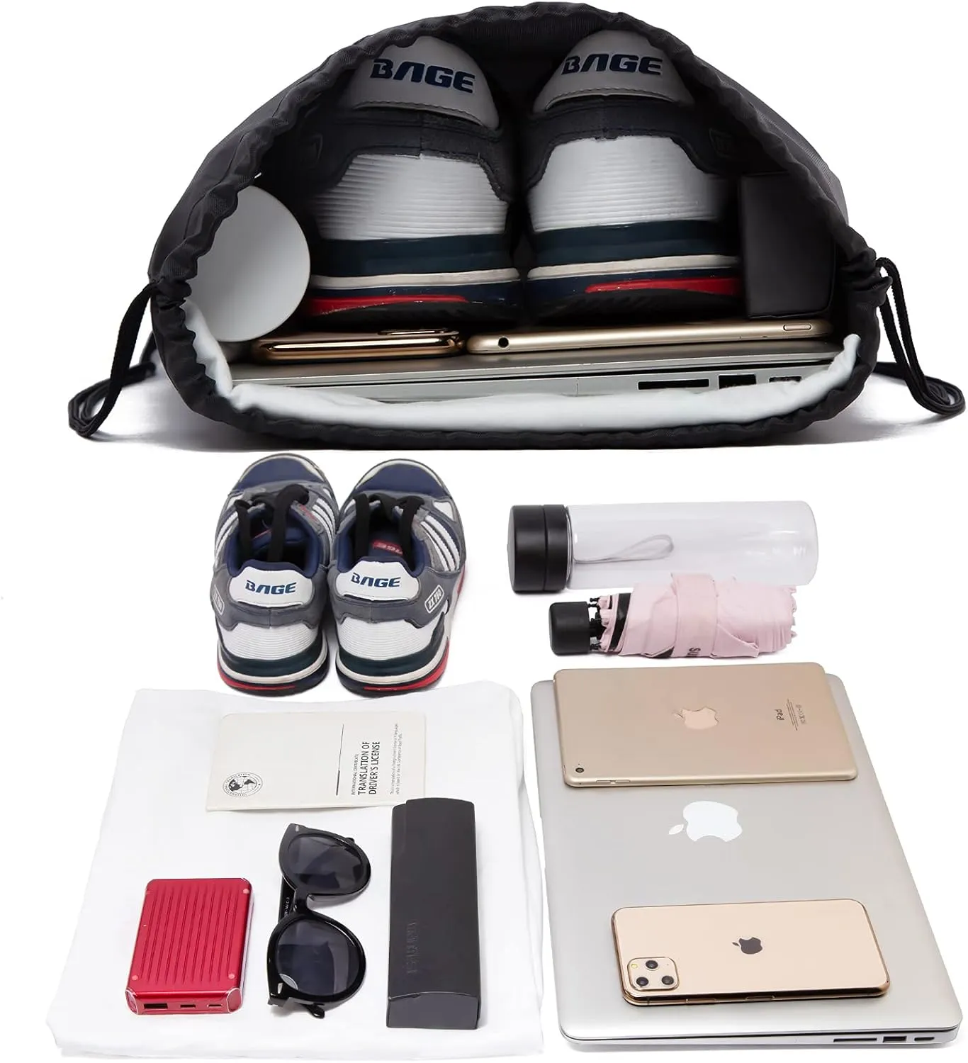 Vorspack Drawstring Backpack 20 Pieces for Party Gym Sport Trip