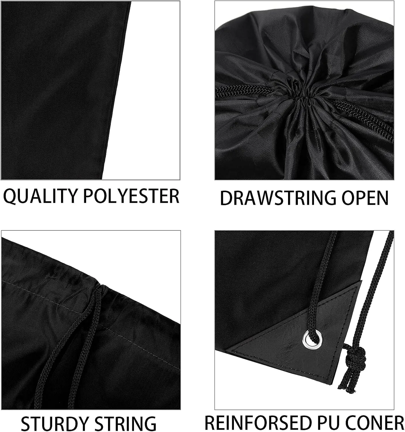 Vorspack Drawstring Backpack 20 Pieces for Party Gym Sport Trip