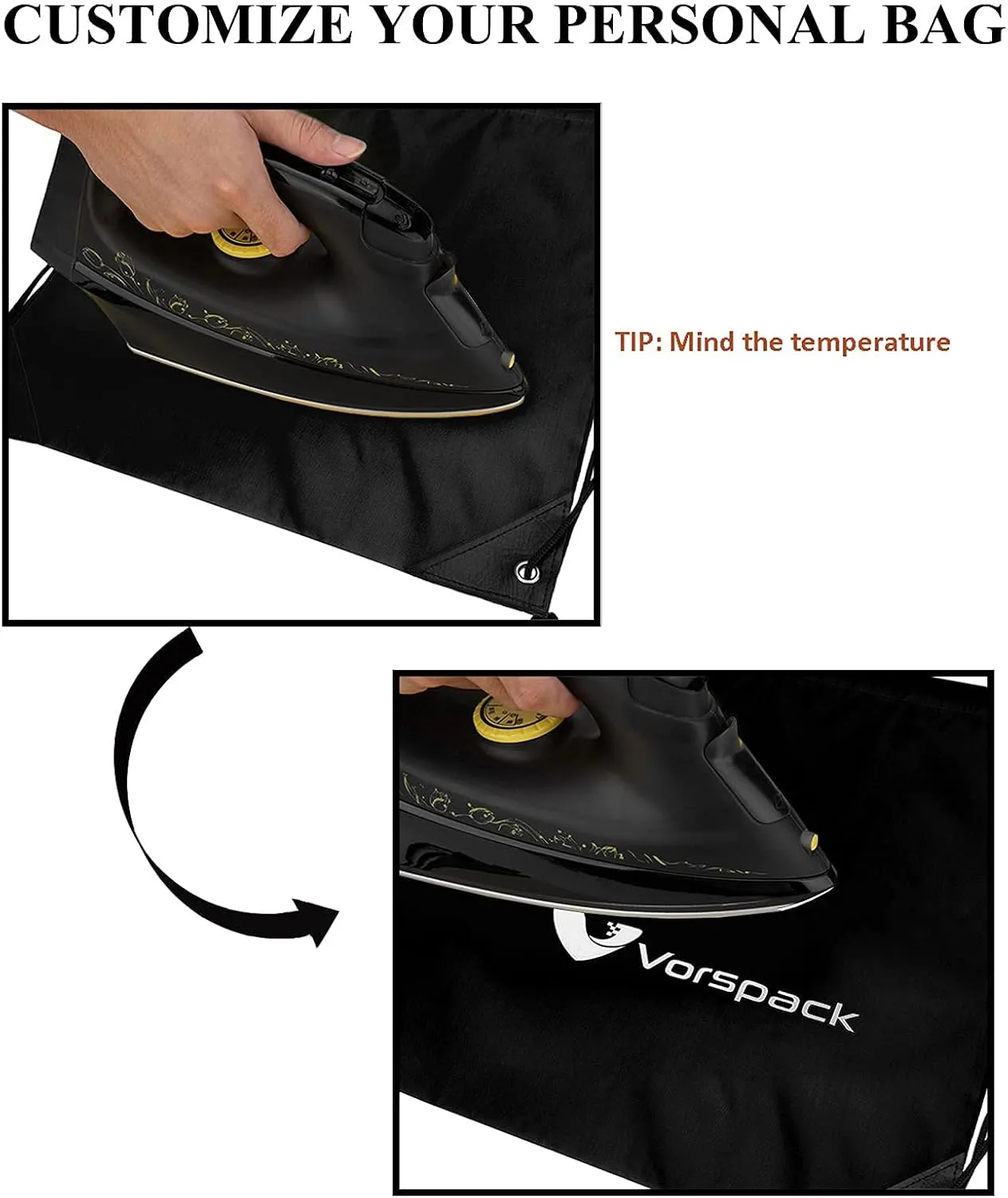 Vorspack Drawstring Backpack 20 Pieces for Party Gym Sport Trip