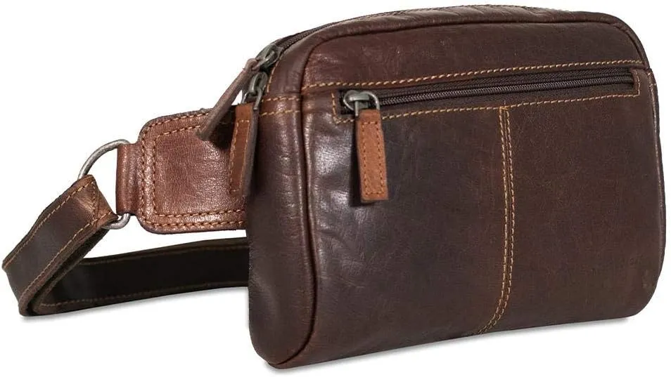 Voyager Large Travel Belt Bag #7109 (Brown)
