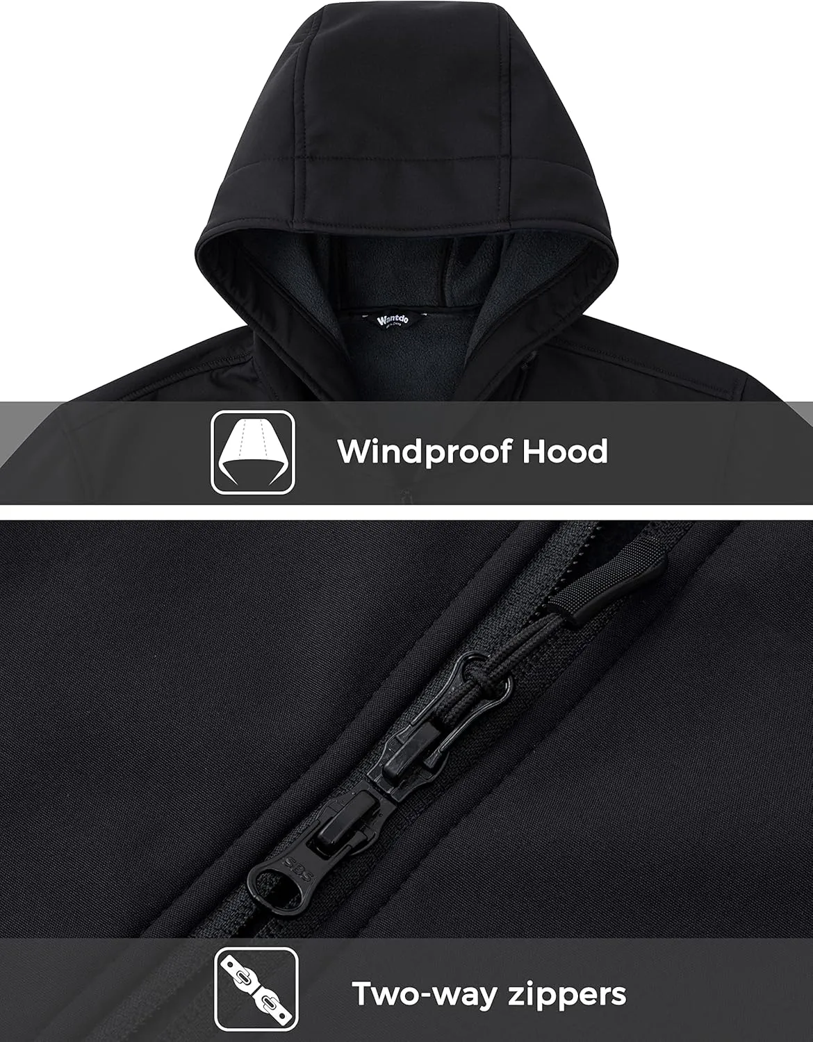 wantdo Unisex Waterproof Swim Parka Long Swim Cover Up Swim Coat for Adult and Youth