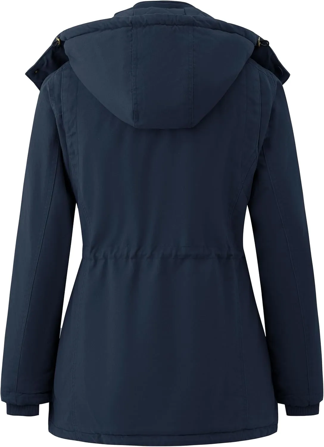 wantdo Women's Winter Thicken Jacket Cotton Coat with Removable Hood