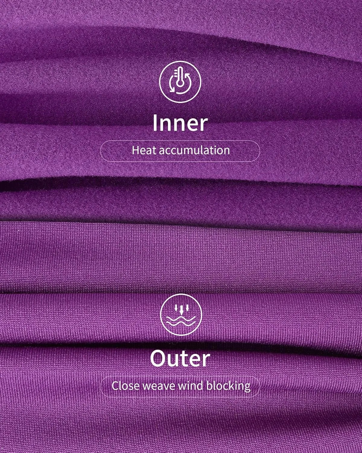 WEERTI Thermal Underwear for Women Long Johns with Fleece Lined, Base Layer Women Cold Weather Top Bottom