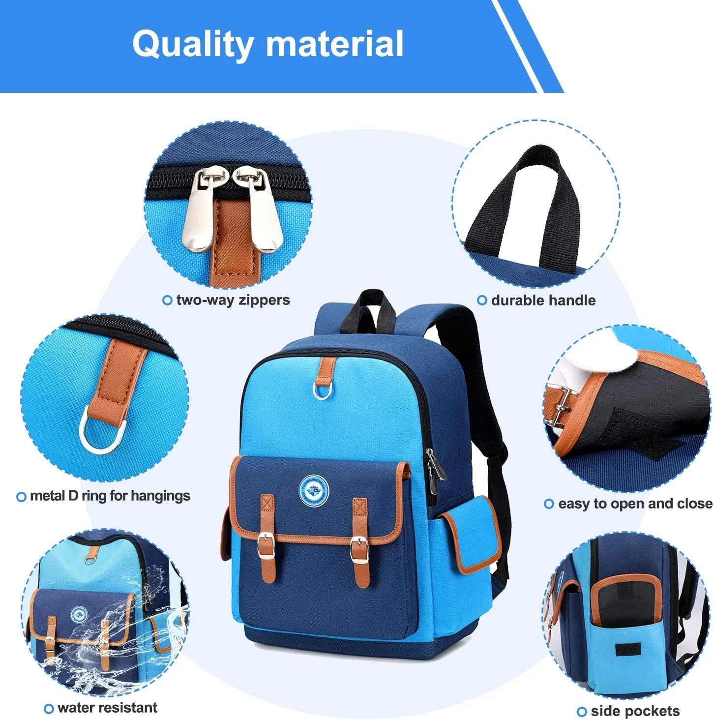 weiatas Kids Backpack Children Bookbag Preschool Kindergarten Elementary School Bag for Girls Boys