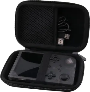 WERJIA Hard Carrying Case Compatible with RG40XX V Handheld Game Console RG 40XXV,Analogue Pocket Handheld Game Console (Case Only) (black)