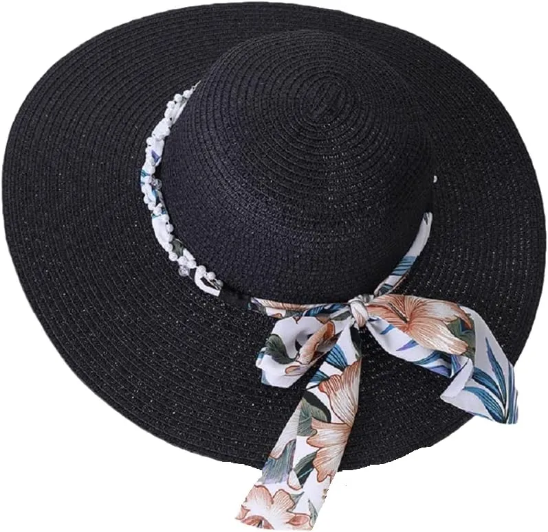 Wide Brim Sun Hats for Women UPF 50  Women's Lightweight Foldable Packable Sun Protection Hat for Travel, Beach Hat